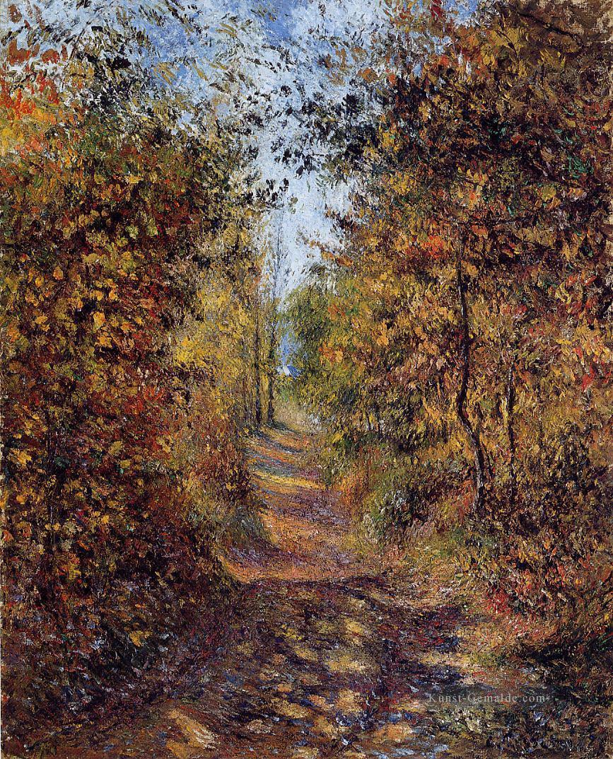 ein Weg in den Wald pontoise 1879 Camille Pissarro Ölgemälde